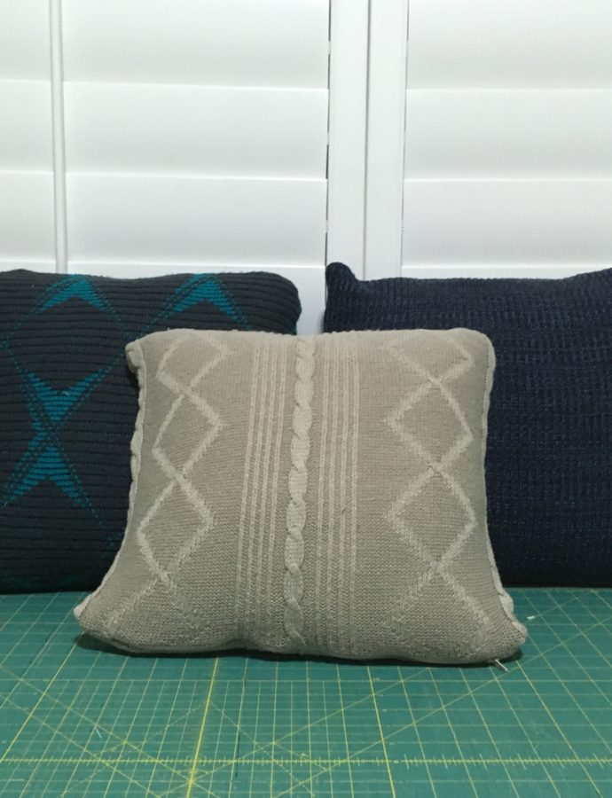 Sweater Pillow Tutorial: How to Turn Old Clothes into A Sweet Memory