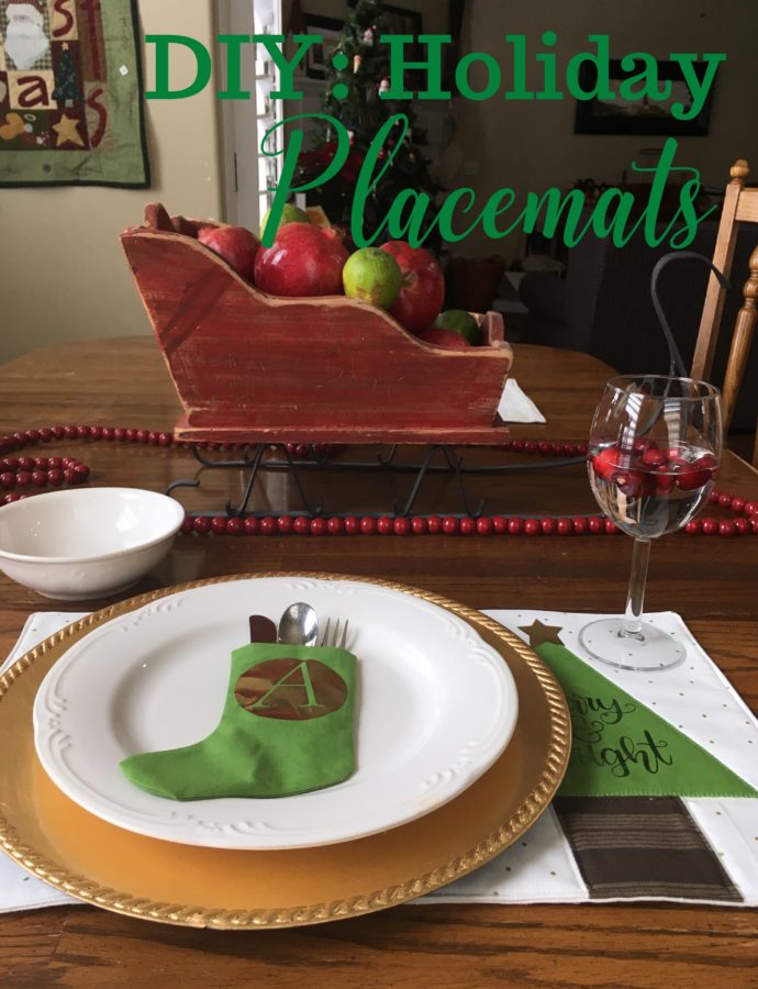 DIY: Holiday Placemat